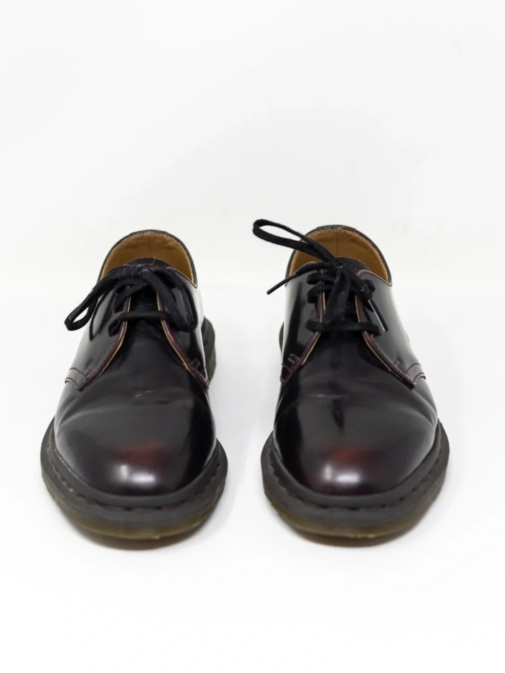 NEW Doc Dr. Martens Men's Archie Ii Arcadia Leather Lace Up Shoes Cherry Red 4